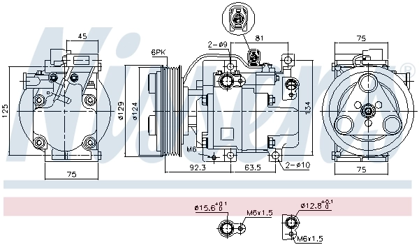 Насос кондиціонера Nissens 89311