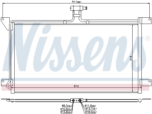 94538 Nissens Конденсатор