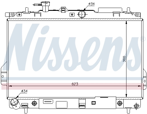 Радіатор 67480 Nissens