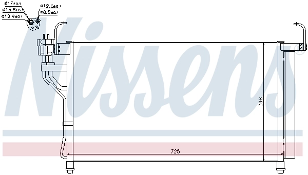 940350 Nissens Конденсатор