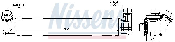 Інтеркулер 96546 Nissens