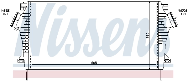 Інтеркулер 96554 Nissens