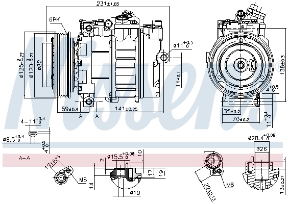 Насос кондиціонера Nissens 89487