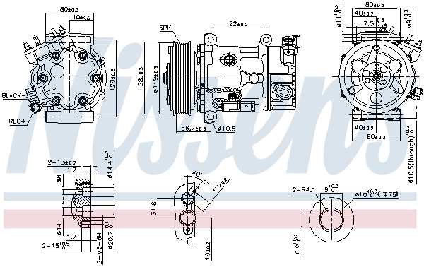 89067 Nissens Компресор холодоагенту