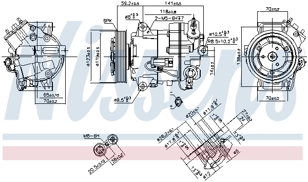 Насос кондиціонера Nissens 890264