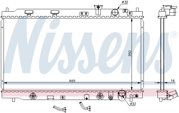 Радіатор 640941 Nissens