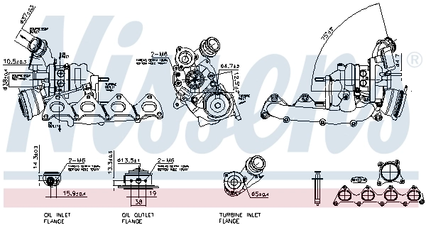Турбіна 030TC17769000 Mahle Original
