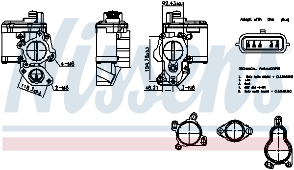 Клапан EGR Renault Laguna III хетчбек (BT0, BT1) (2007 - 2015) ціна, від 39.46 USD