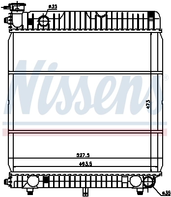 Радіатор 62635 Nissens