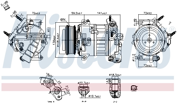 ACP548000S Mahle Original Компресор холодоагенту