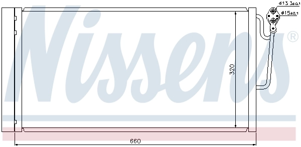 Конденсатор кондиціонера Nissens 940118 ціна, від 101.92 USD