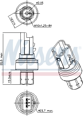 Клапан тиску кондиціонера Nissens 301104