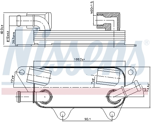 Купити PBC000010 Britpart Радіатор масляний