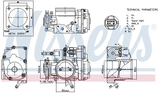 Купити TB0035 Magneti Marelli Дросільна заслінка