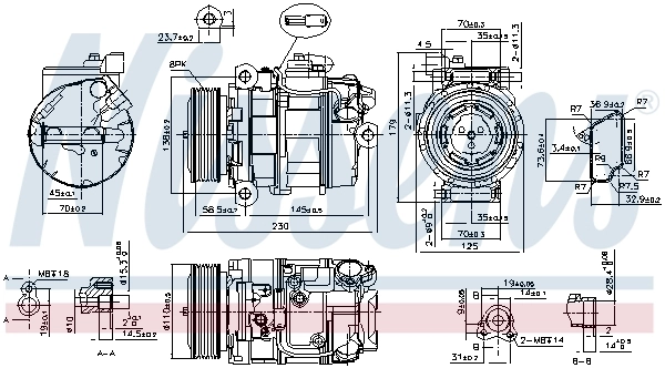 Насос кондиціонера Nissens 890358