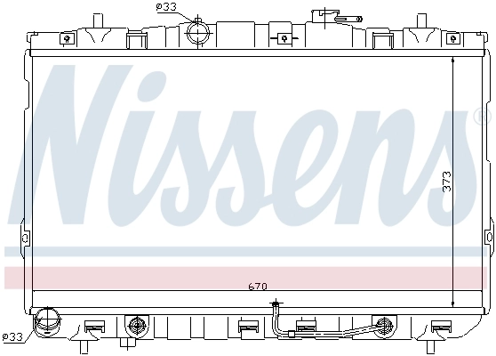 Радіатор 67468 Nissens