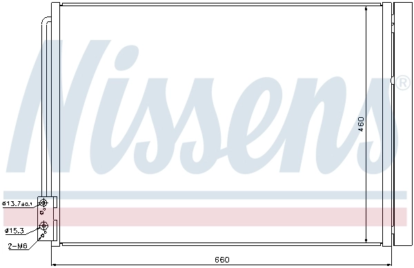 Конденсатор кондиціонера Nissens 940110 ціна, від 123.45 USD