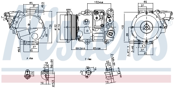 Насос кондиціонера Nissens 890876