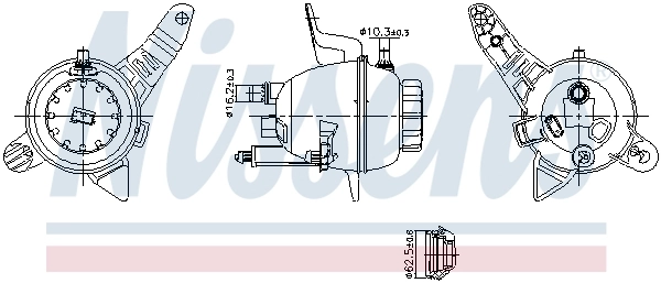 Бачок розширювальний Nissens 996390
