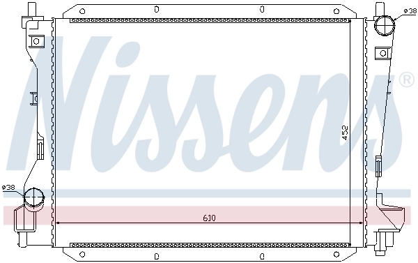 Радіатор охолодження Nissens 66703