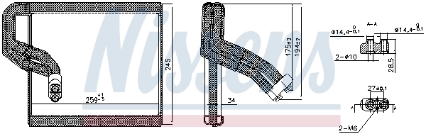 Випарник Nissens NIS92416