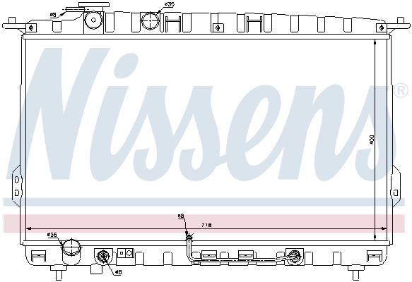 Радіатор 67027 Nissens