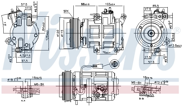 Насос кондиціонера Nissens 890315