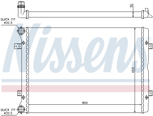Радіатор 65014 Nissens
