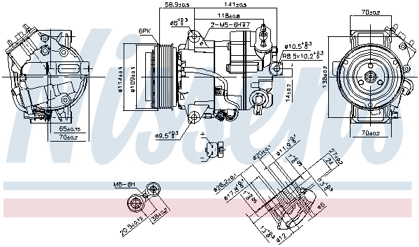 Насос кондиціонера Nissens 890267
