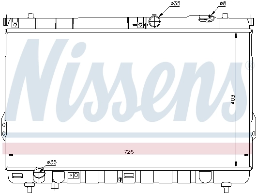 Радіатор 67031 Nissens
