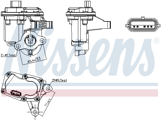 Купити 6000620224 Fiat/Alfa/Lancia Прилади управління системи рециркуляції