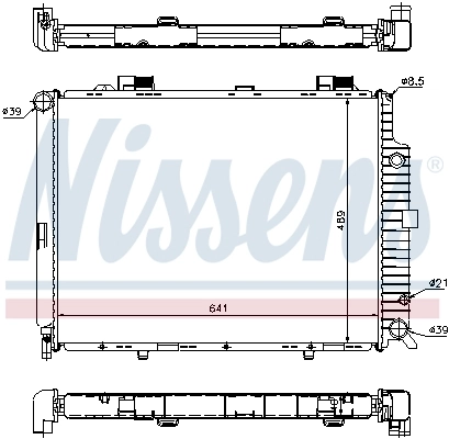Радіатор 62692A Nissens