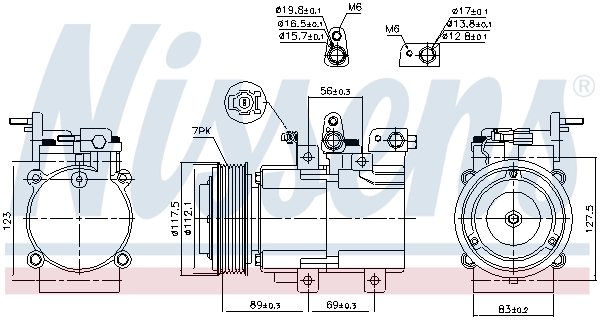 Насос кондиціонера Nissens 890395