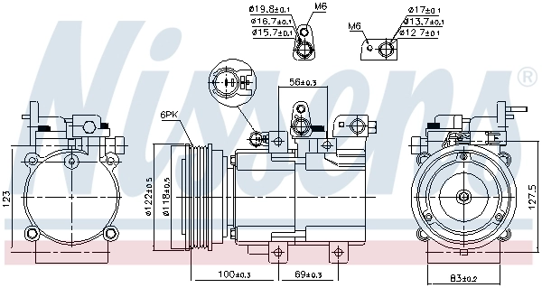Насос кондиціонера Nissens 890130