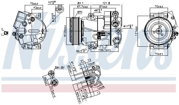 890259 Nissens Компресор холодоагенту