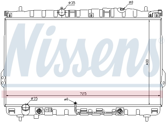 Радіатор 67033 Nissens
