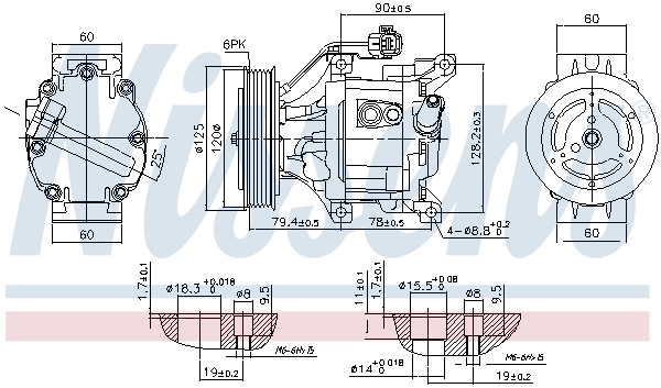 890323 Nissens Компресор холодоагенту