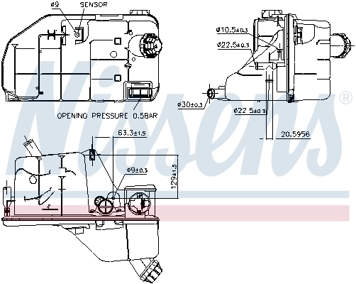 Купити 5003549 Volvo Водяний бачок системи охолодження