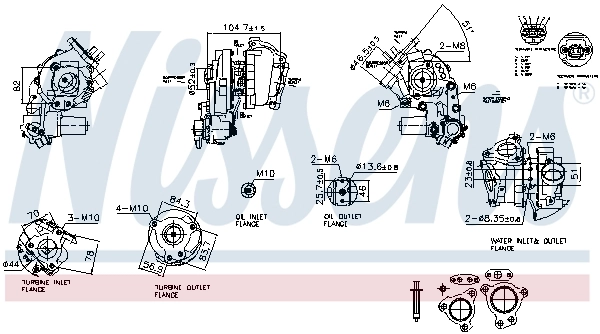 Турбіна Nissens 93770 ціна, від 502.00 USD