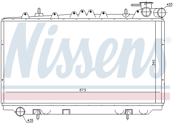 Радіатор 62940 Nissens