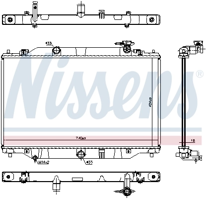 Радіатор 606698 Nissens