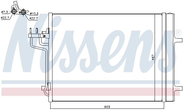 940398 Nissens Конденсатор