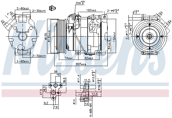 Насос кондиціонера Nissens 89558