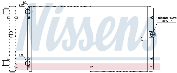 Радіатор 65301 Nissens