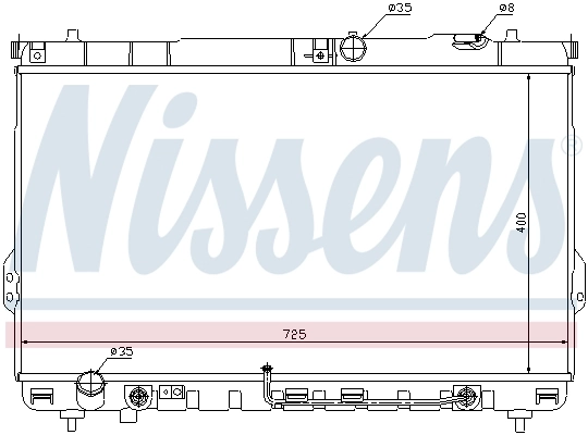 Радіатор 67036 Nissens