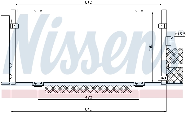 94885 Nissens Конденсатор