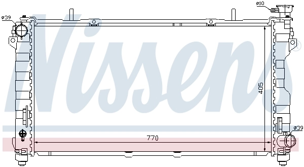Радіатор 61004 Nissens