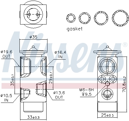 Купити 1282788 DAF Клапан TRV, кондиціонера