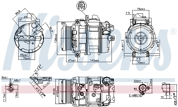 Насос кондиціонера Nissens 89212
