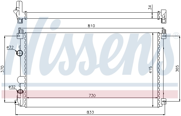 Радіатор 63819 Nissens